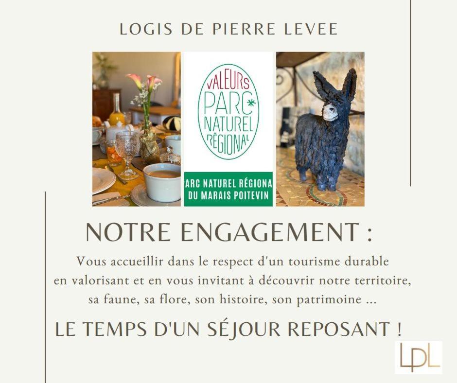 Logis De Pierre Levee Bed & Breakfast Bessines Екстериор снимка