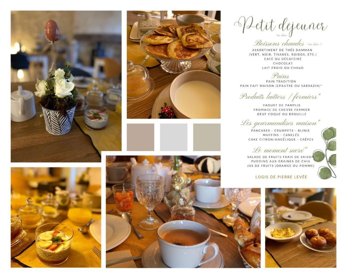 Logis De Pierre Levee Bed & Breakfast Bessines Екстериор снимка